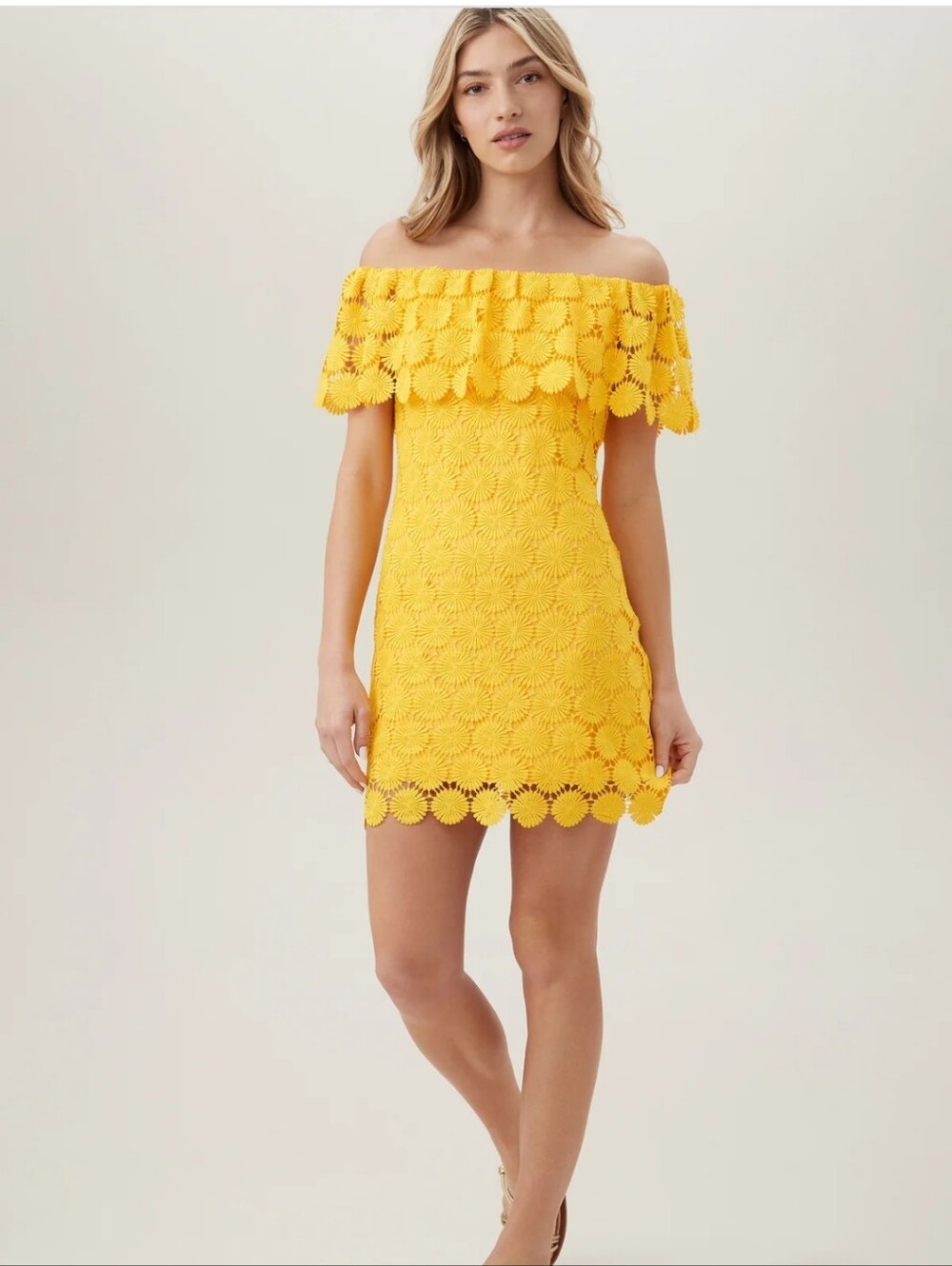 Trina Turk Bardot Dress Daisy Size Large